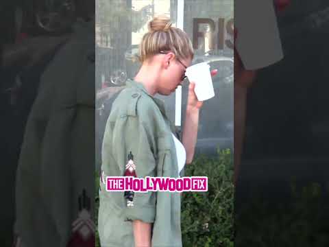 Charlotte McKinney Is Not In The Mood For Paparazzi While Arriving At The Hair Salon In WeHo, CA
