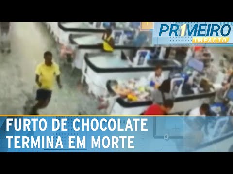 Homem mata segurança de mercado após ser flagrado levando chocolates | Primeiro Impacto | (19/01/24)