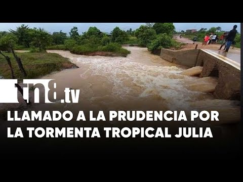 «Julia» dejó con afectaciones parciales varios municipios de Rivas - Nicaragua