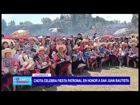 Cajamarca: Chota celebra fiesta patronal en honor a San Juan Bautista