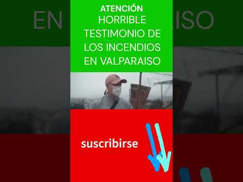HORRIBLE TESTIMONIO DE DAMINIFICADOS DE #VALPARAISO Y LA NULA LLEGADA DEL #merluzo