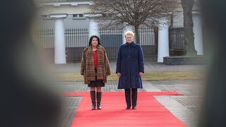 La Présidente rencontre la Présidente de la Géorgie Salomé Zourabichvili