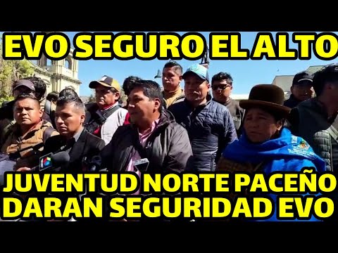 PIDEN LUCHO ARCE NO MANDAR SUS FUNCIONARIOS PROCLAMACION DE EVO MORALES EN LA CIUDAD DEL ALTO..