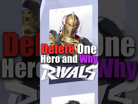 Delete ONE Hero in Marvel Rivals?  #marvelrivals #gaming