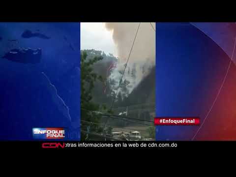 Reportan nuevo incendio forestal en Constanza