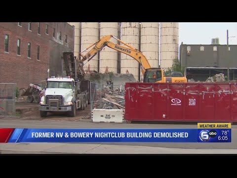 Former NV & Bowery Nightclub site in Old City neighborhood demolished