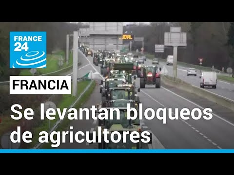 Francia: sindicatos de agricultores levantan bloqueos tras anuncio de medidas del Gobierno