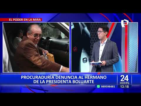 Nicanor Boluarte: Procuraduría denuncia al hermano de la presidenta por tráfico de influencias