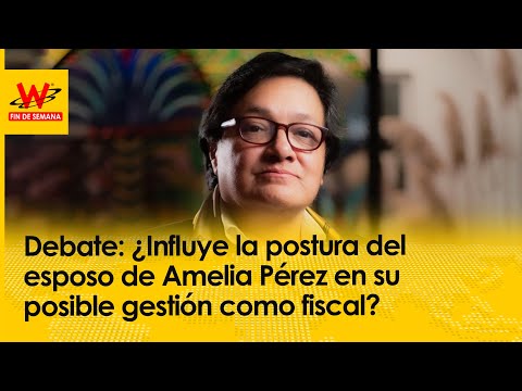 Debate: ¿Influye la postura del esposo de Amelia Pérez en su posible gestión como fiscal?
