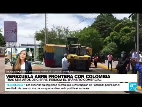Informe desde Caracas: reinicia tránsito comercial de Venezuela a Colombia tras seis años de cierre