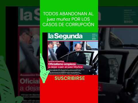 #TODOS #ABANDONAN AL #juez #muñoz POR LOS CASOS DE #CORRUPCIÓN EN EL #PODER #JUDICIAL #shorts