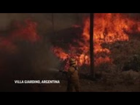 Incendios se reavivan en provincia argentina de Córdoba