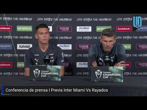 Fernando Ortiz y Héctor Moreno I Previa Inter Miami Vs Rayados I Concacaf Champions Cup I 4tos IDA