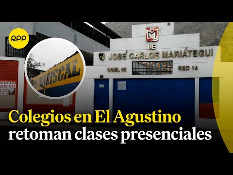 Situación de los colegios en El Agustino tras amenazas a escolares