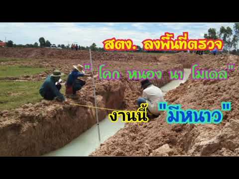 ตรวจสอบโครงการโคกหนองนาโมเดล ตรวจสอบโครงการโคกหนองนาโมเดล