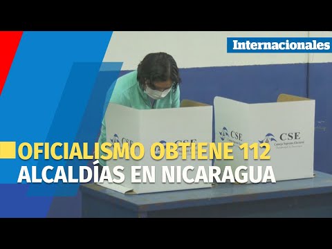 Oficialismo obtiene 112 alcaldías en Nicaragua