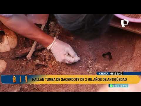 Cajamarca: descubren tumba con más de 3 mil años de antigüedad en Pacopampa