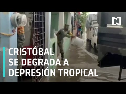 ‘Cristóbal’ se degrada a depresión tropical - Las Noticias