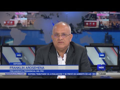 Franklin Arosemena Torrijos presenta su precandidatura presidencial por el PRD