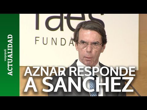 Aznar contesta a Pedro Sánchez