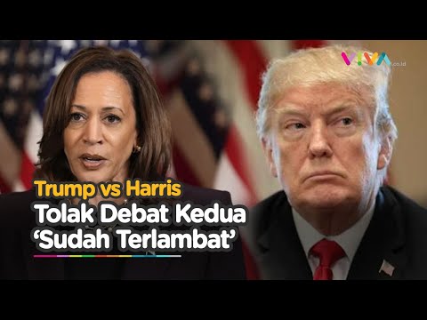 Tolak Debat Kedua, Trump Katakan Sudah Terlambat