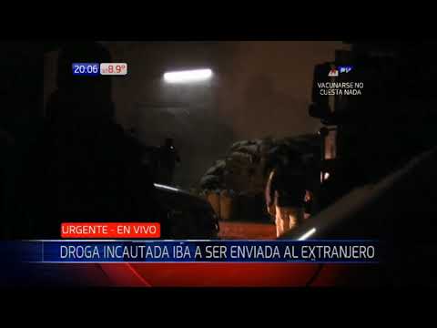 Cae más de 2 toneladas de cocaína en Fernando de la Mora