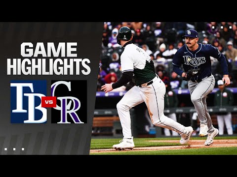 Rays vs. Rockies Game Highlights (4/6/24) | MLB Highlights