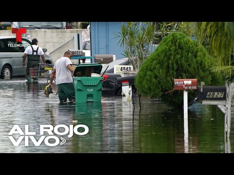 Huracán Eta llega nuevamente a Florida y provoca severas inundaciones | Al Rojo Vivo | Telemundo