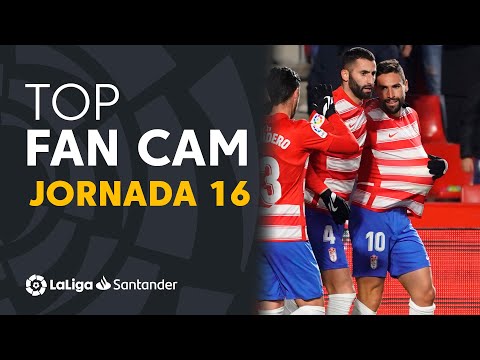 LaLiga Fan Cam Jornada 16: Tete Morente, Maxi Gómez & Antonio Puertas.