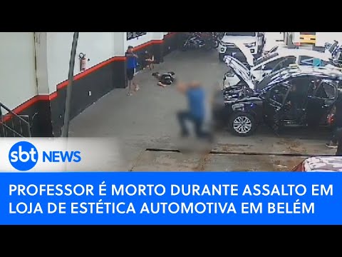 Professor é morto durante assalto em loja de estética automotiva em Belém