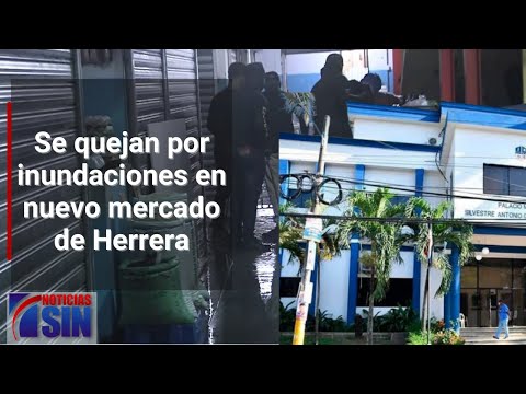 Se quejan por inundaciones en nuevo mercado de Herrera