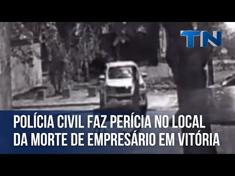 Polícia Civil faz perícia no local da morte de empresário em bairro nobre de Vitória