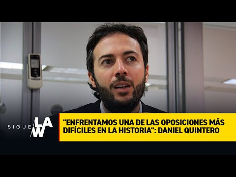 Habla Daniel Quintero, alcalde de Medellín