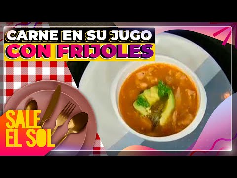 Receta carne en su jugo con frijoles con el chef Daniel Silva y Juan Soler