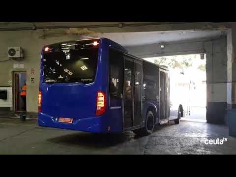 Los nuevos autobuses ya ruedan las calles de Ceuta