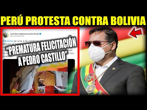 Perú protesta contra Bolivia por prematura felicitación a Pedro Castillo