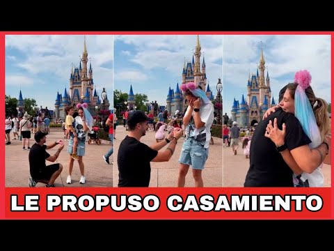Nicolás Magaldi le propuso casamiento a su novia en Disney.