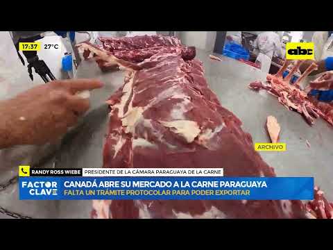 Canadá abre su mercado a la carne bovina paraguaya