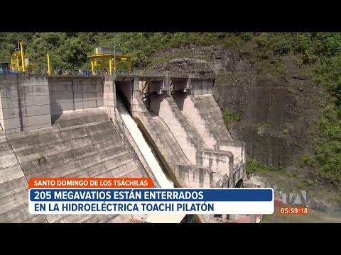 Existen 205 megavatios enterrados en la hidroeléctrica Toachi Pilatón