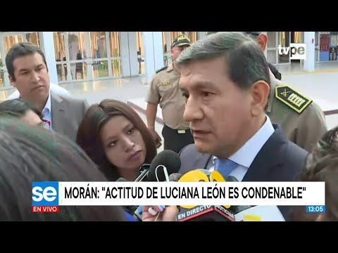 Ministro del Interior: Luciana León tendrá que responder por mal uso de personal policial