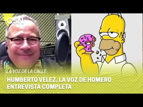 Hablamos con HUMBERTO VÉLEZ, la VOZ de HOMERO SIMPSON