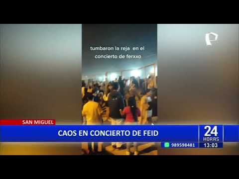24Horas | Caos en concierto de FEID en San Miguel