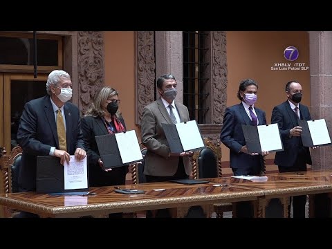 Barra Mexicana del Colegio de Abogados y UASLP firman convenio de colaboración.