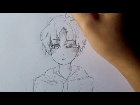 วิธีวาดรูปอนิเมะผู้ชาย-ใส่เสื้ วิธีวาดรูปอนิเมะผู้ชาย-ใส่เสื้