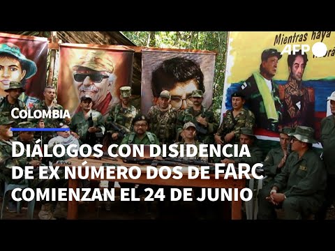 Diálogos entre Colombia y disidencia de ex número dos de FARC comienzan el 24 de junio | AFP