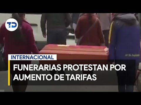 Funerarias de Bolivia protestan por aumento de tarifas municipales para sepelios