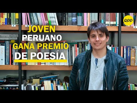 Poeta peruano José Maria Salazar ganó en España importante premio de poesía juvenil