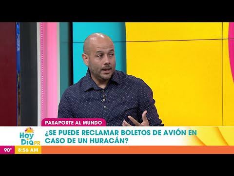 ¿Es posible solicitar reembolso de boletos de avión ante un huracán?