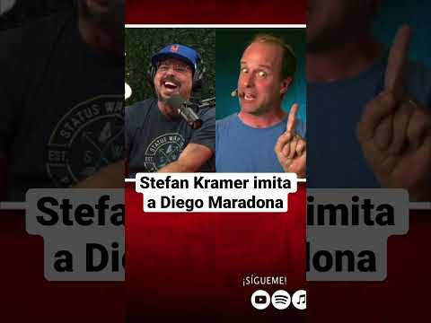 Imitación a Diego Maradona de Stefan Kramer