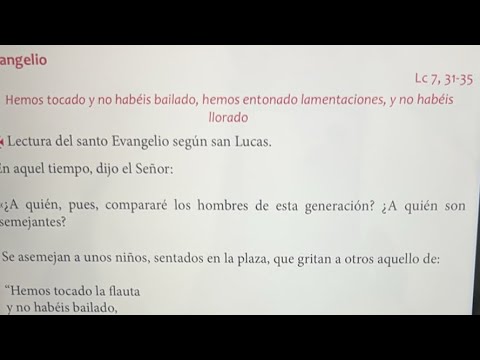 Evangelio miércoles XXIV TO(2024)